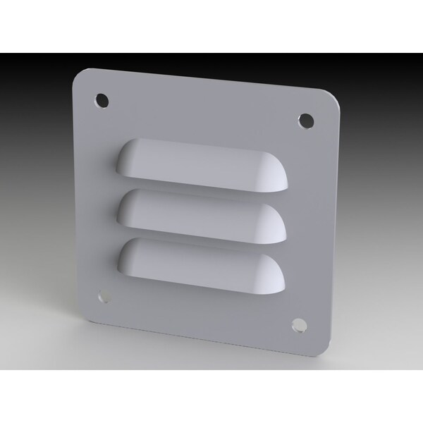Saginaw Control & Engineering Louver Stand Kit, 3-1/4 in. H x 3-1/4 in. W x 0.43 in. L, Steel SCE-AVK23 - main
